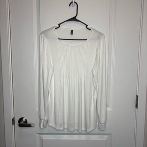 Fashion Brand Company Pleated Long Sleeve Blouse